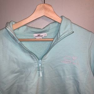 Vineyard Vines Teal Pullover / Quarterzip